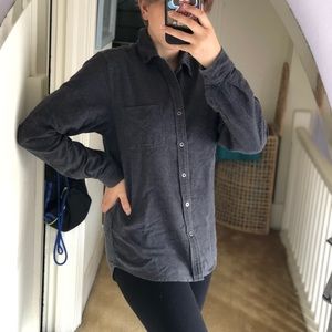 Dark Gray Button Up Shirt